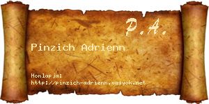 Pinzich Adrienn névjegykártya